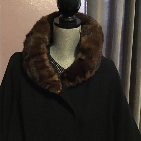 1940’s VTG Black Swing Coat - Picture 2 of 11